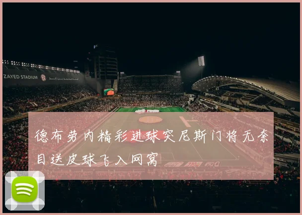 德布劳内精彩进球突尼斯门将无奈目送皮球飞入网窝